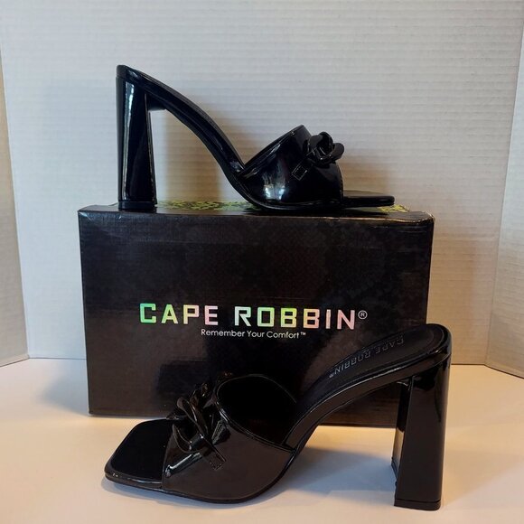 .Cape Robbin - LETITA - BLACK - 8.5 - Women - Picture 1 of 7